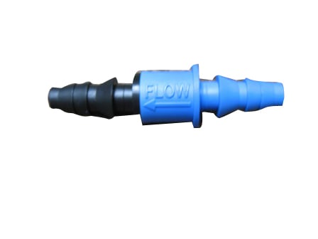 What is the purpose of the check valve on a hot tub?