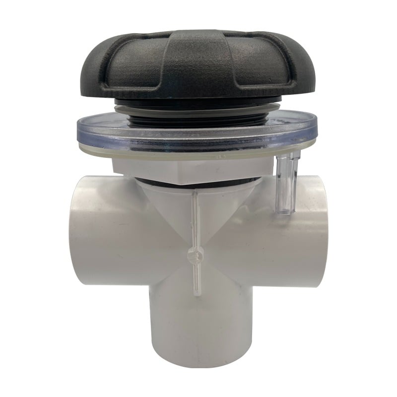 How does a spa diverter valve work?