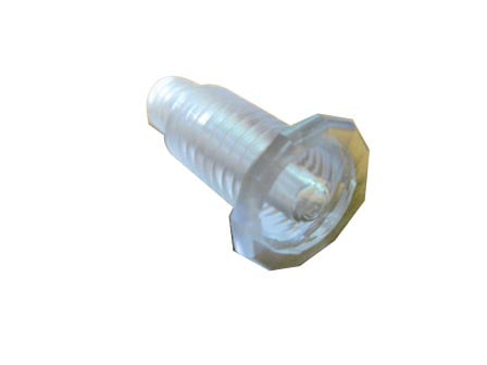 What are LED lenses made of?