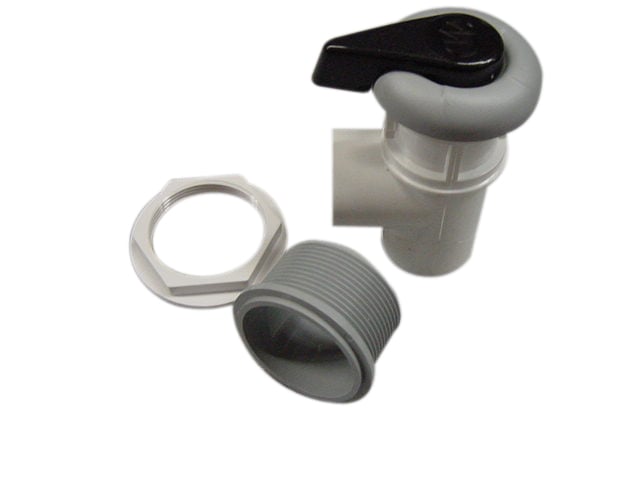 What is the diverter valve used for in a spa?