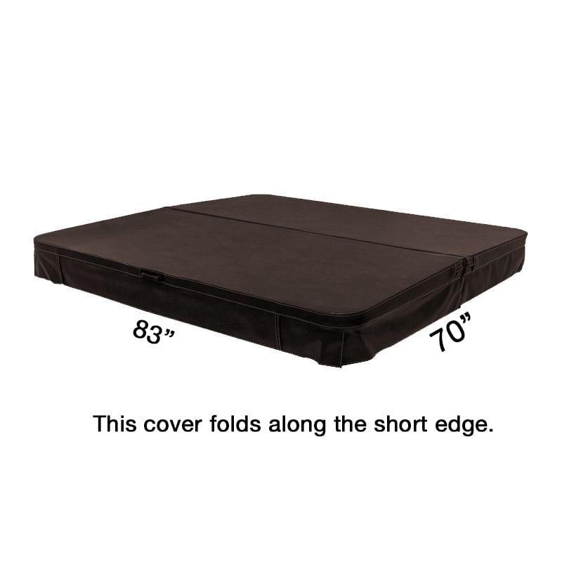 Is there an option for a hot tub cover that folds on the long edge?