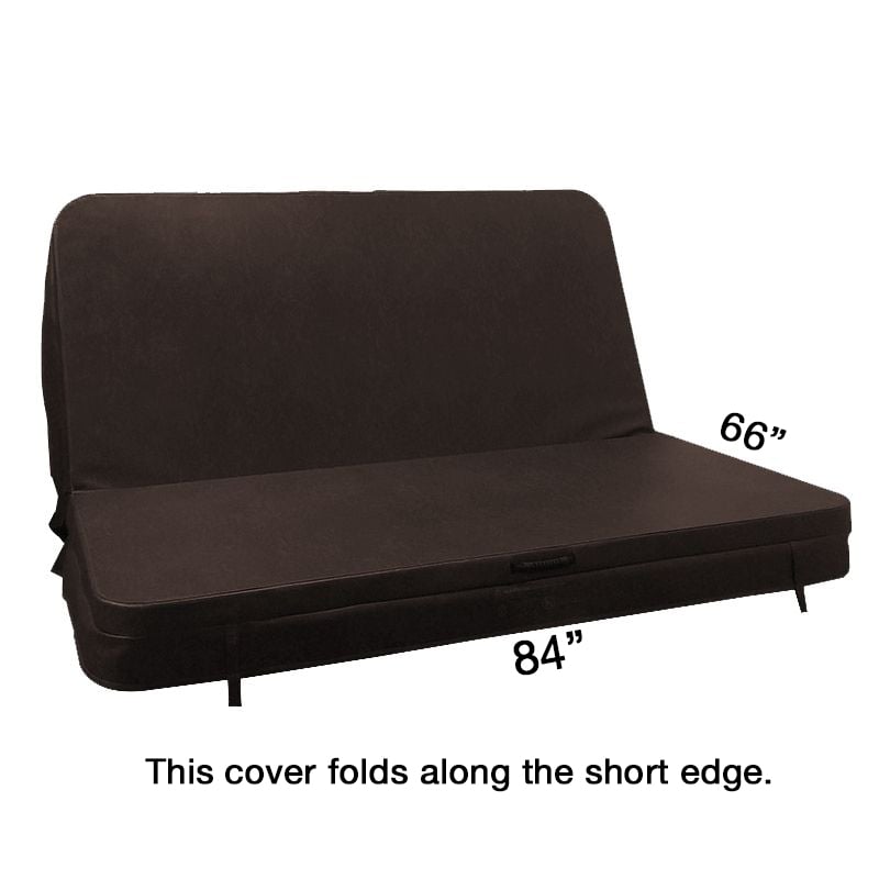 What type of heat seal does the hot tub cover have?